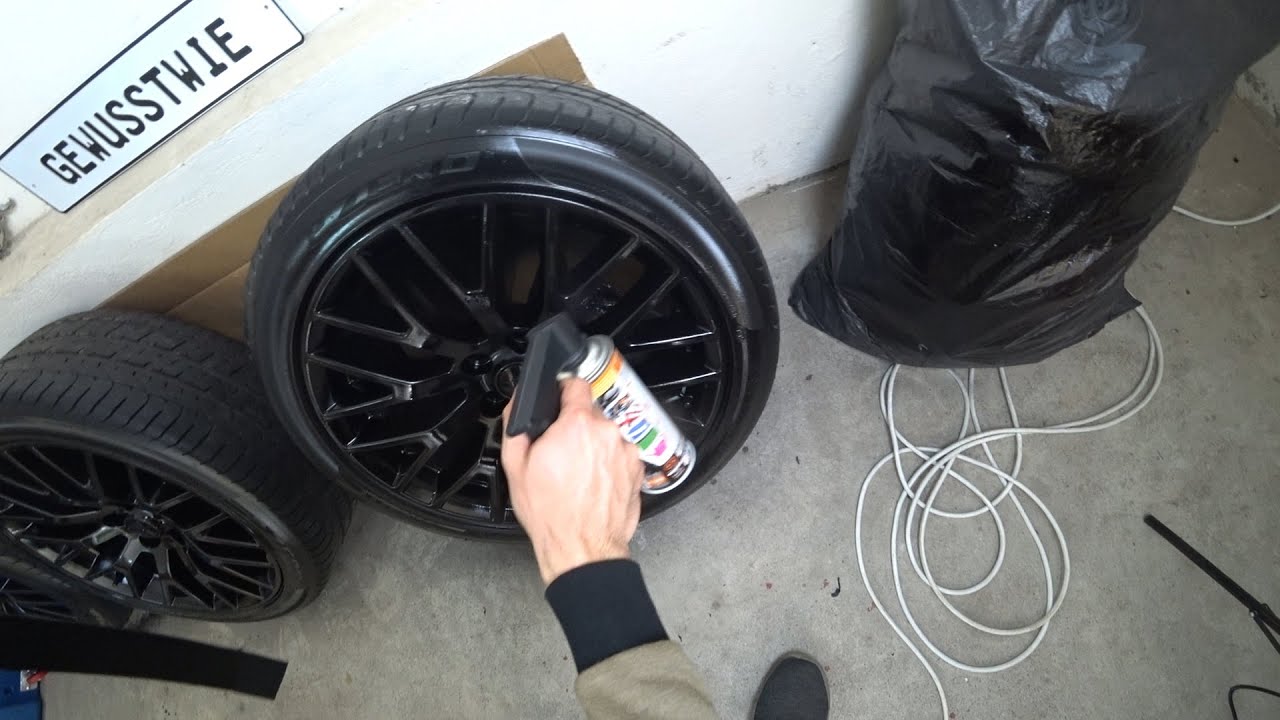 MUSTANG - Sprühfolie auf Felgen - Jetzt kann ich's!