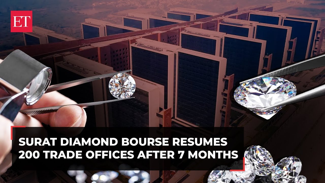 Surat: Diamond Bourse merchants restart 200 trade offices after seven-month gap