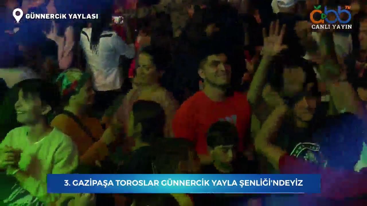 3. Gazipaşa Toroslar Günnercik Yayla Şenliği'ndeyiz