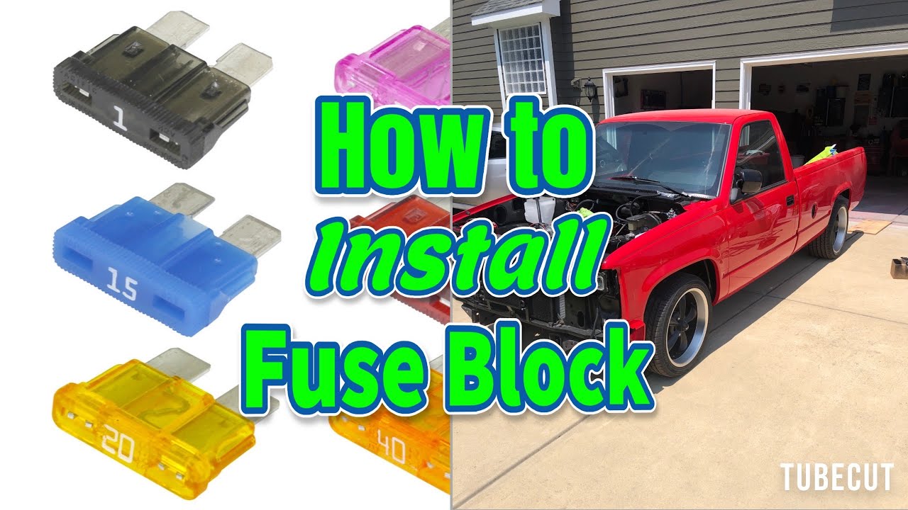 How to make a fuse block for your car key on power