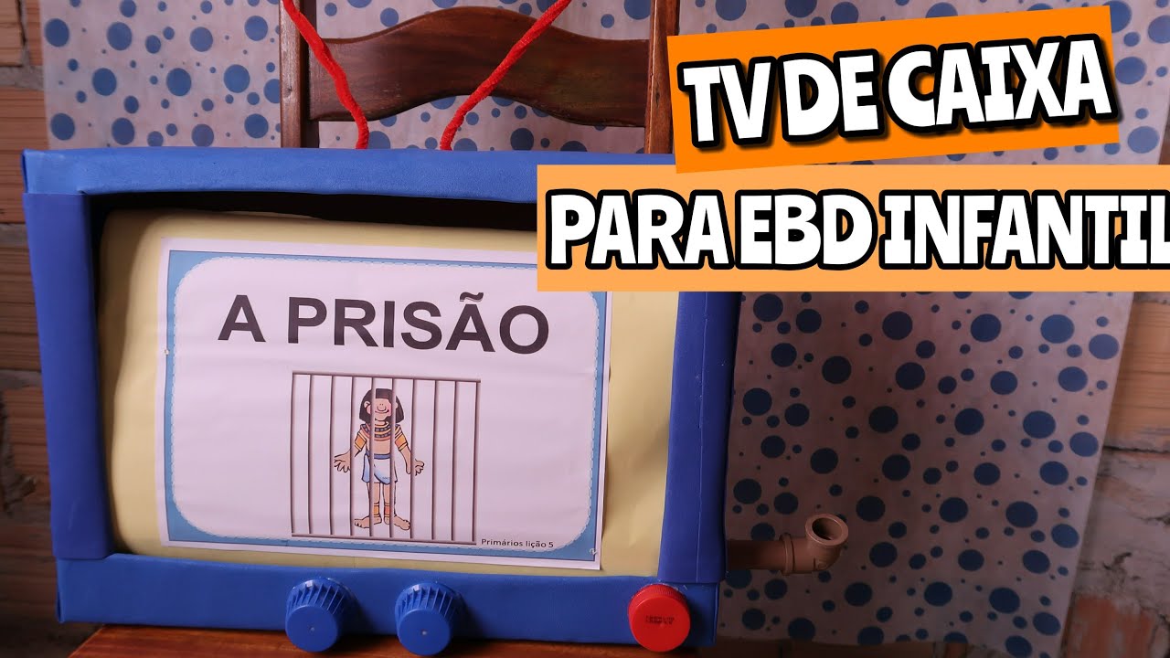 TV DE CAIXA PARA EBD INFANTIL | Tia Gabi