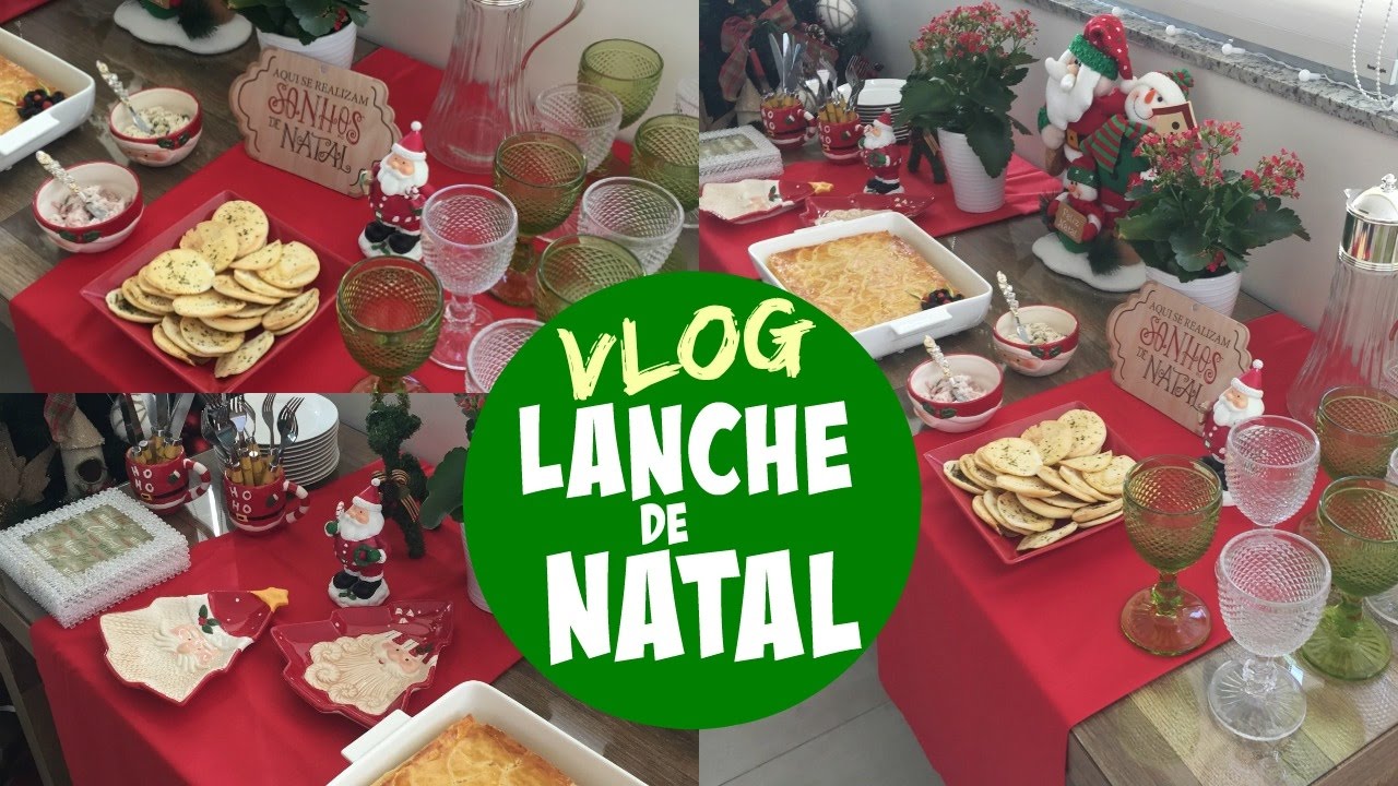 RECEBENDO AMIGAS PARA LANCHE DE NATAL - VLOG