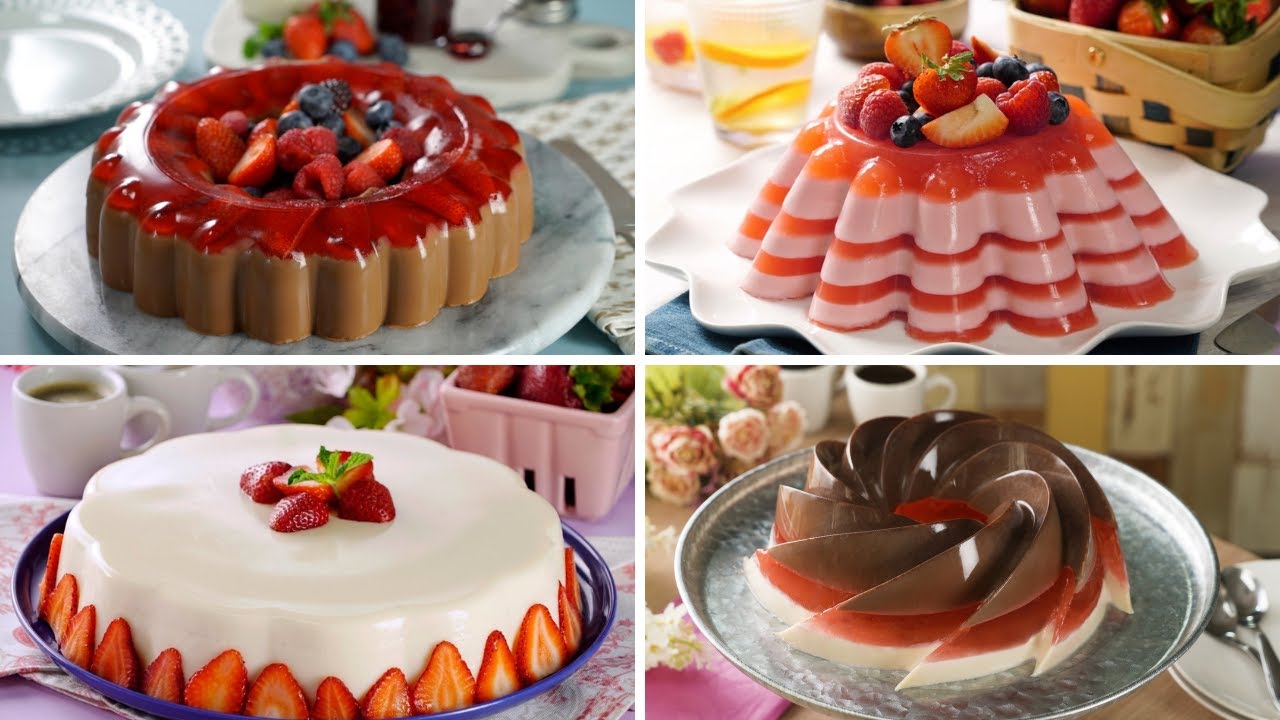 Gelatinas con fresa