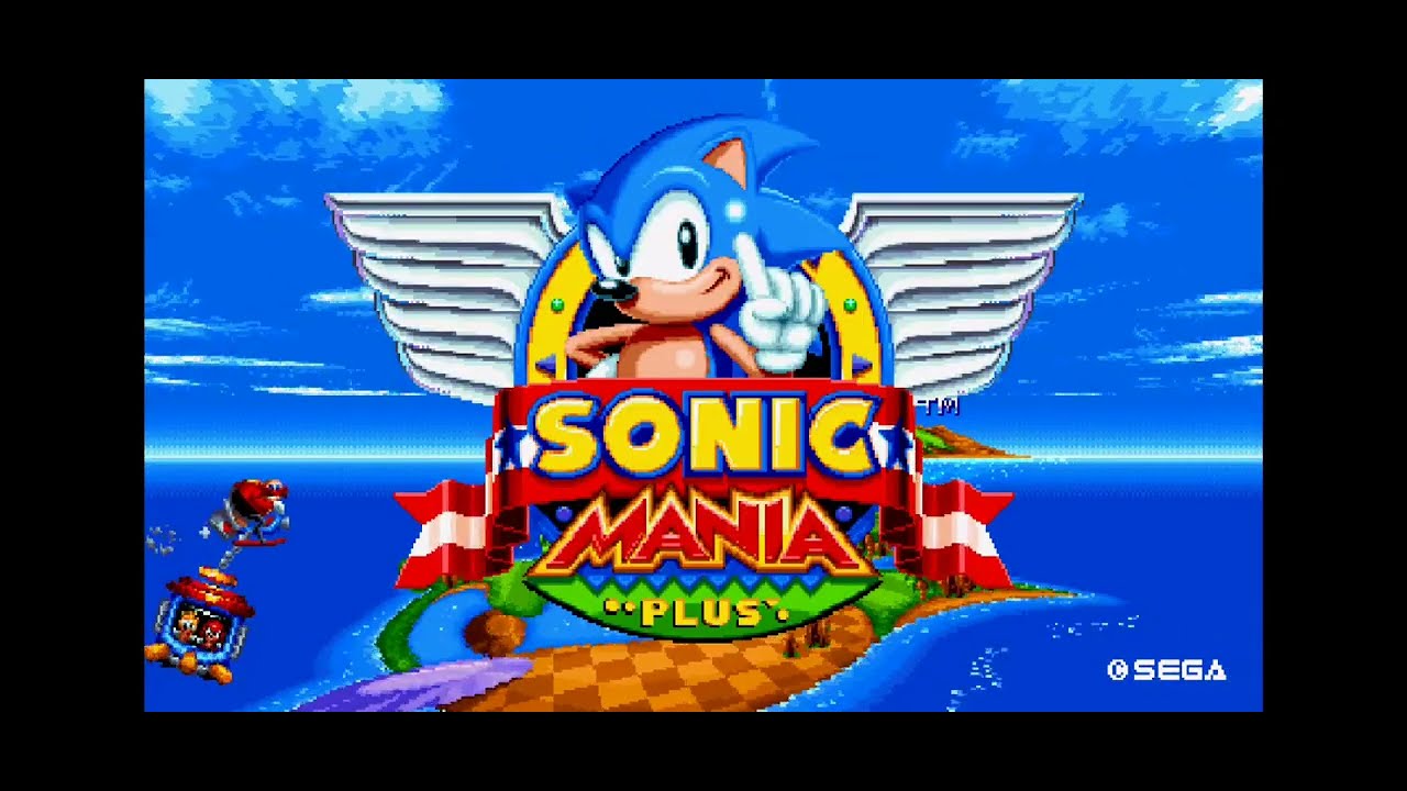 Sonic mania plus sonic modo Deus dourado 