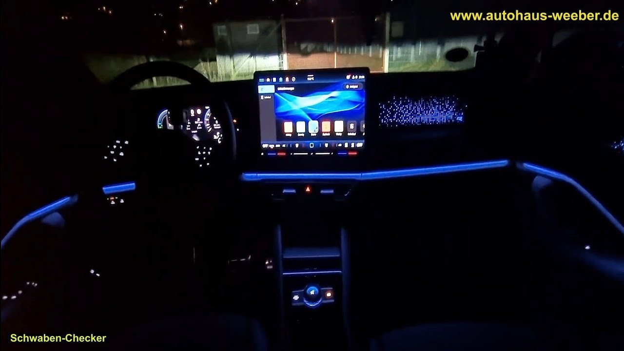 VW Tayron 2025 Ambiente Beleuchtung, Einstellung, Nacht Beleuchtung, Farben, Info, Ambient lighting