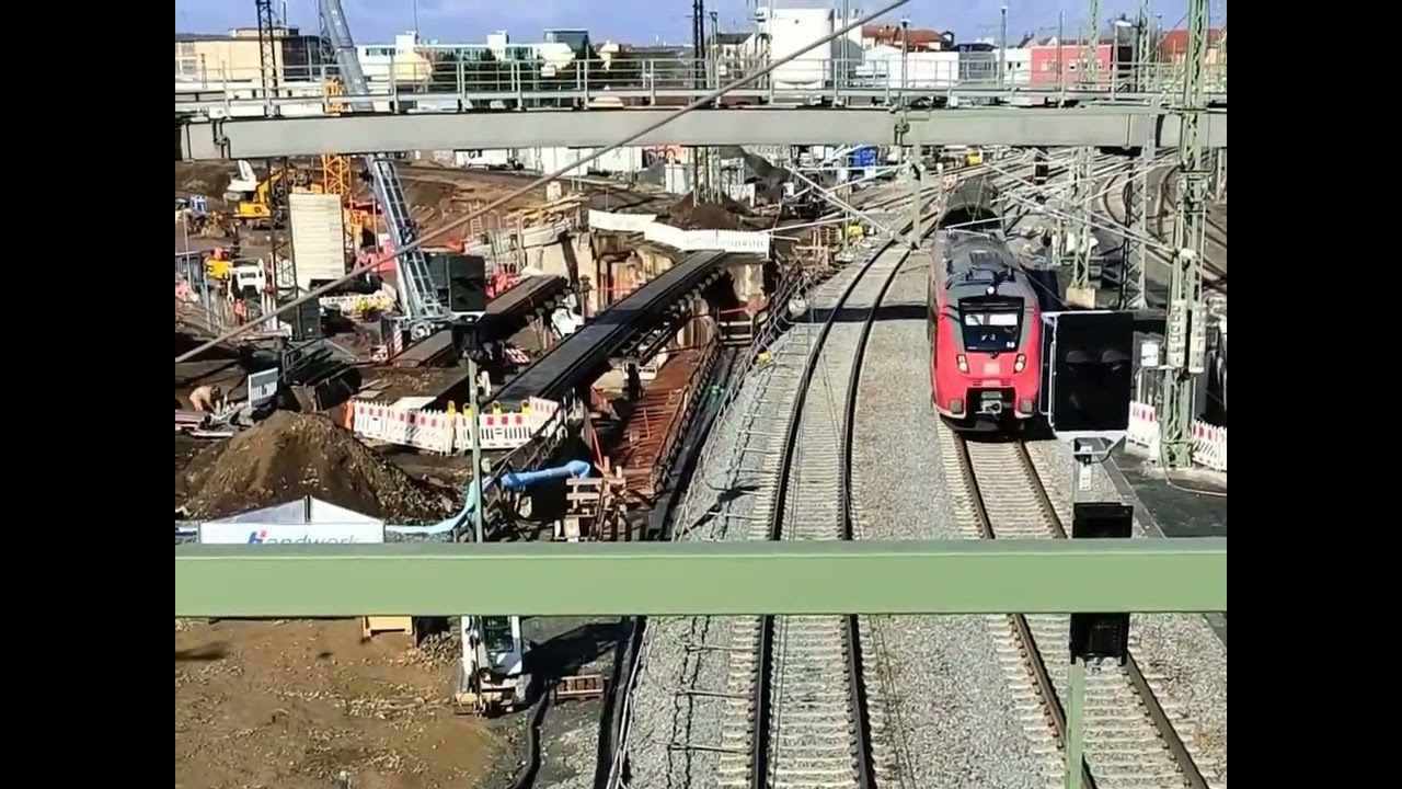 Abriß Teil 2 Kreuzungsbauwerk  Dresden Hbf am 23.2.2026
