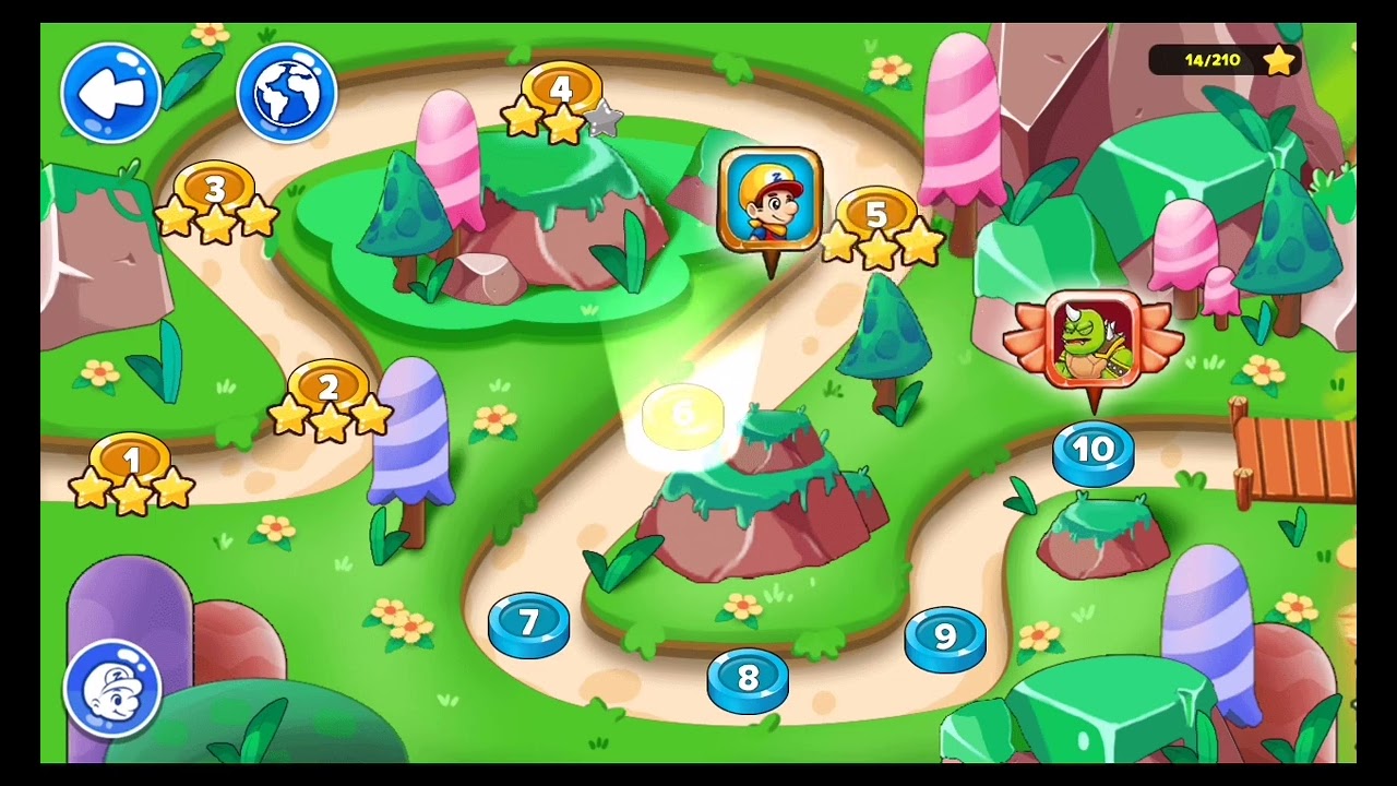 Super Matino - Adventure Game | World 1 | Stage - 1 to 10