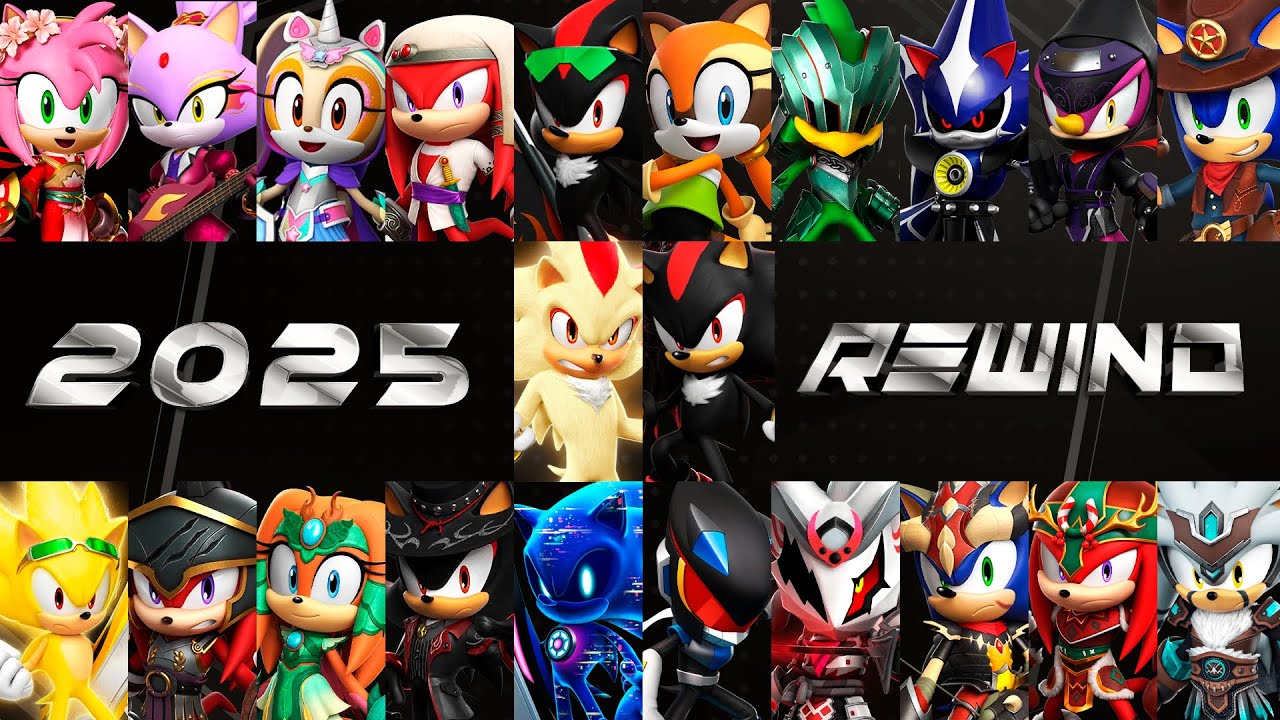 2025 RECAP CHARACTERS - Sonic Forces Speed Battle