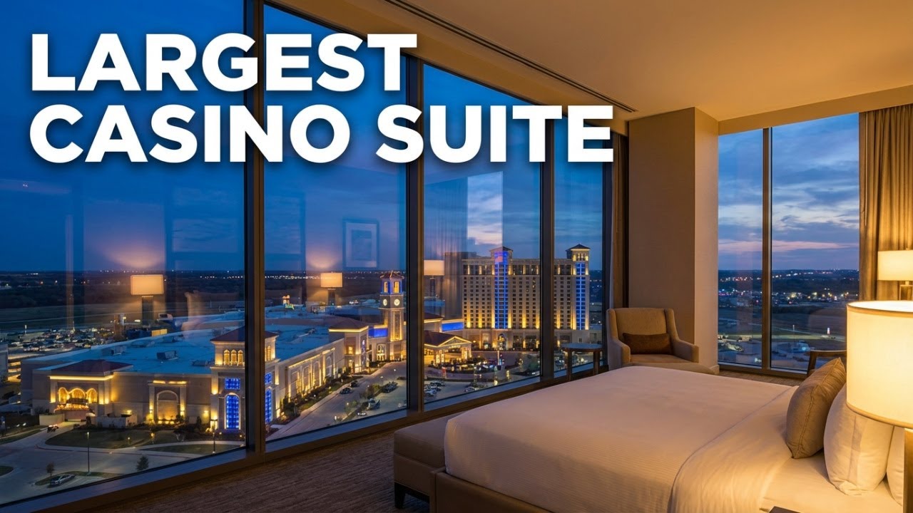 Обзор углового номера люкс в казино WinStar Resort