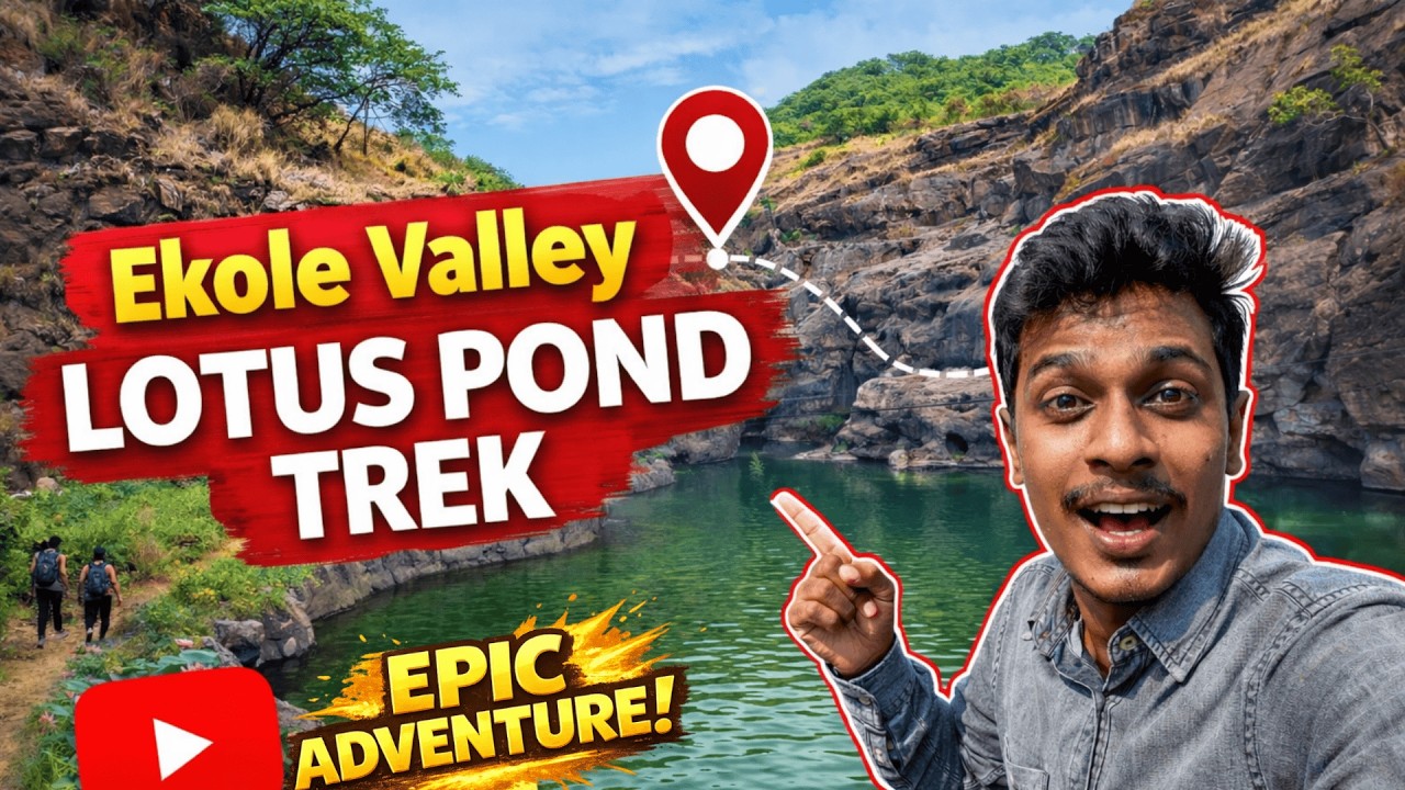 Pune Ke Paas Hidden Water Pool 😱 | Ekole Valley Lotus Pond Trek