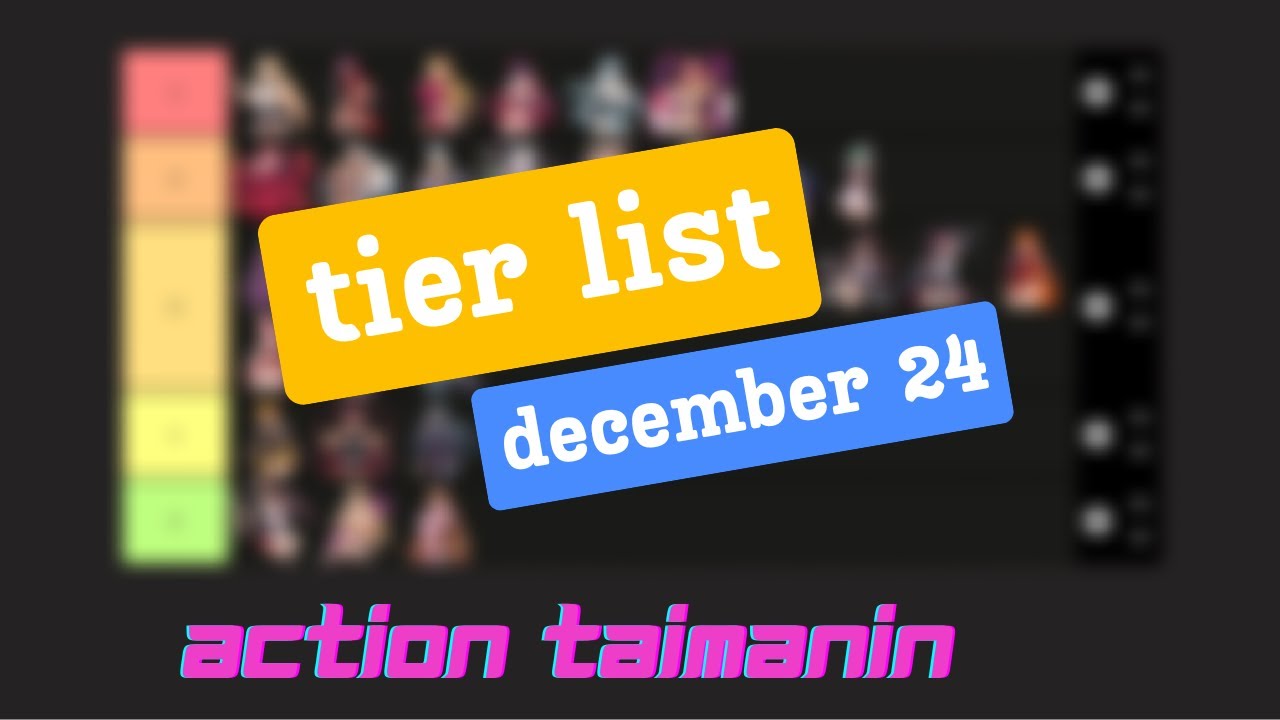 Action Taimanin - my Tier List December 2024 - Kichi Azusa (2.10.78)
