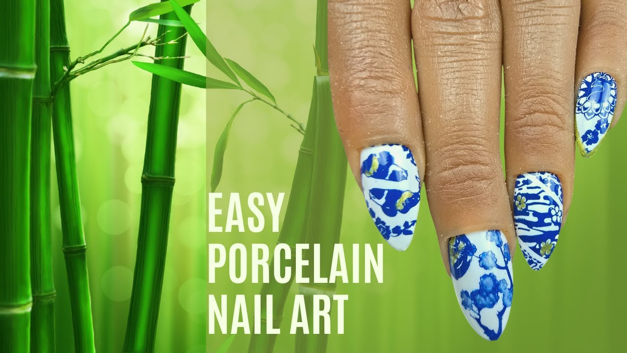 Nail Art Tutorial:  Easy Porcelain Nail Art