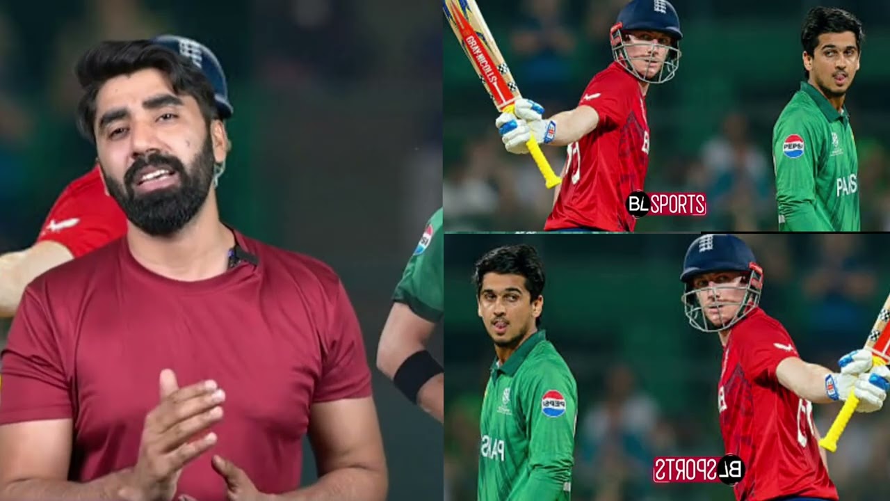 Paoon seedha krtay hain tu hath teerha ho jata hai Shaheen nay bowling kar  tu Shadab aur Nawaz nay 