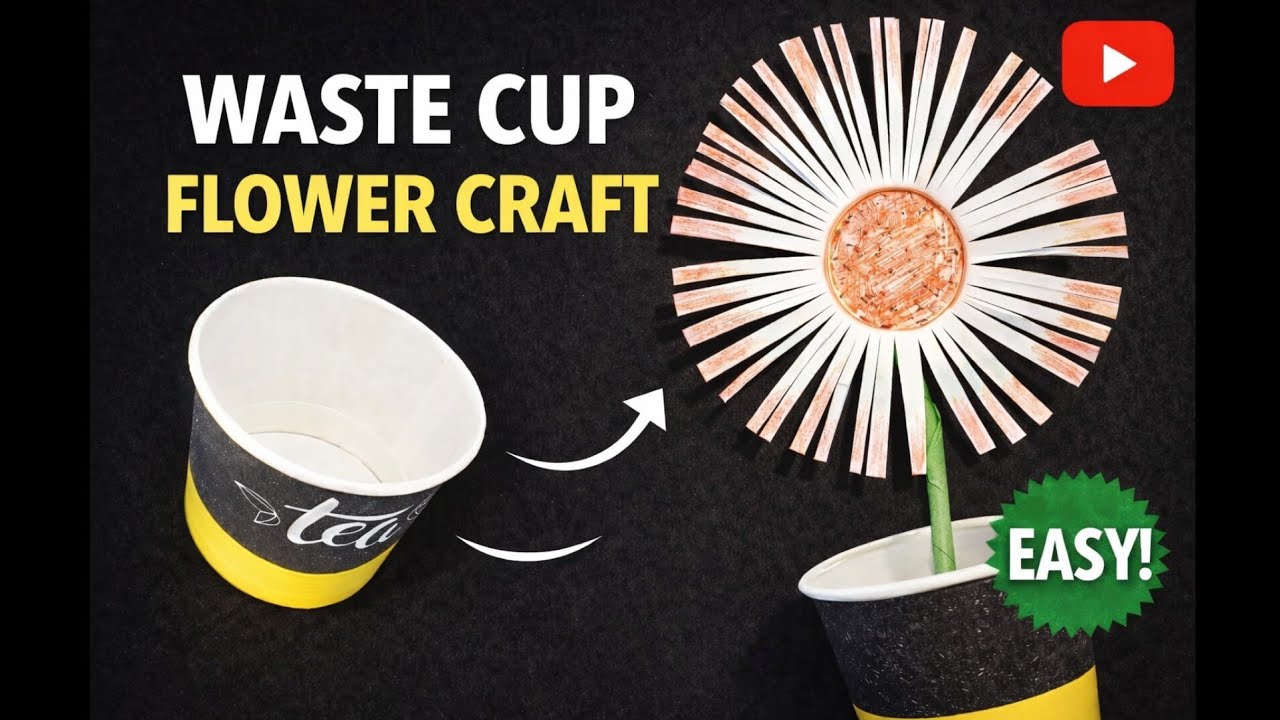 Amazing Flower 🌺 from Coffee Cups