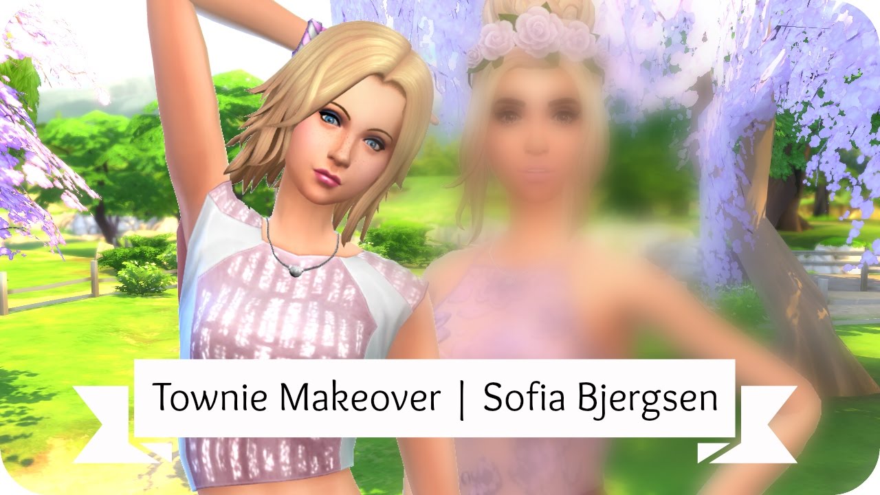 Sims 4 Townie Makeover | Sofia Bjergsen
