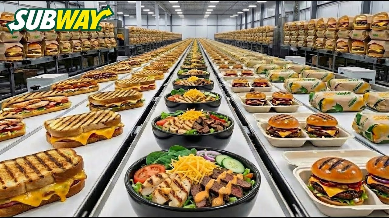 Incredible! How Subway Makes 600,000 Chicken Teriyaki Sandwiches Per Day