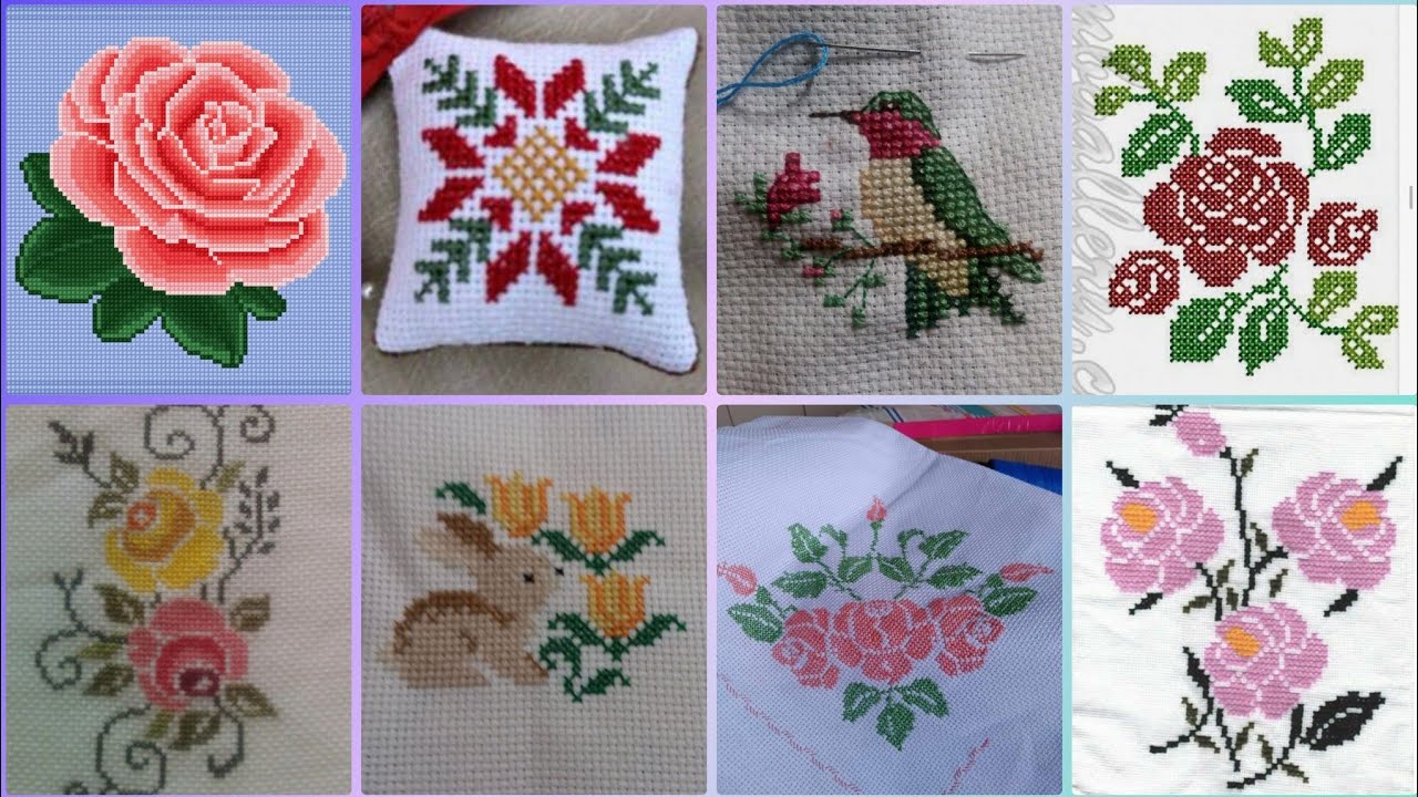 #1 Stunning & Elegant Cross stitch patterns/Charsuti Embroidery Design Ideas Hand made Embroidery