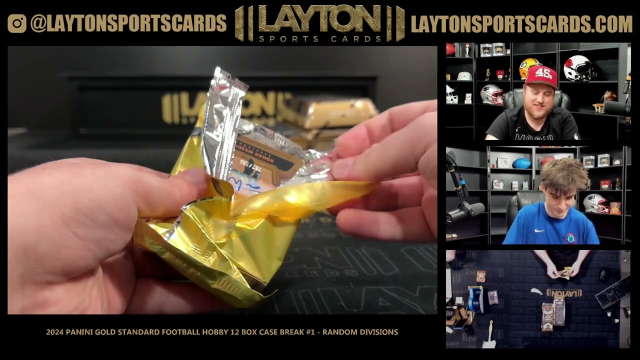 2024 Panini Gold Standard Football Hobby 12 Box Case Break #1   RANDOM DIVISIONS