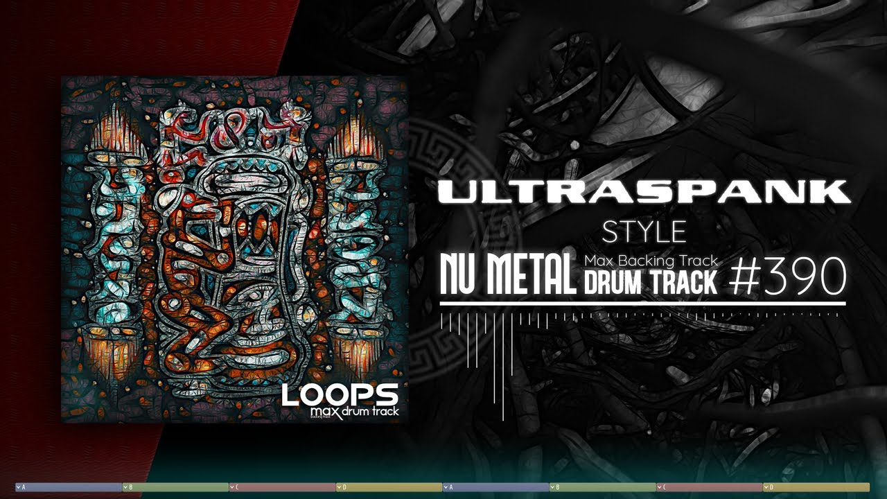 Nu Metal Drum Track / Ultraspank Style / 90 bpm