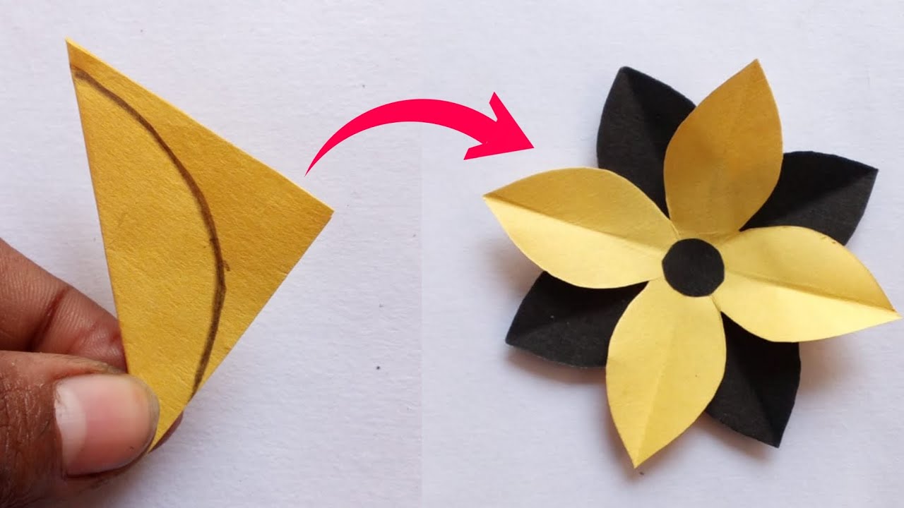 Super beautiful Flower with paper / Trending flower making / Super easy & quick making paper flower 