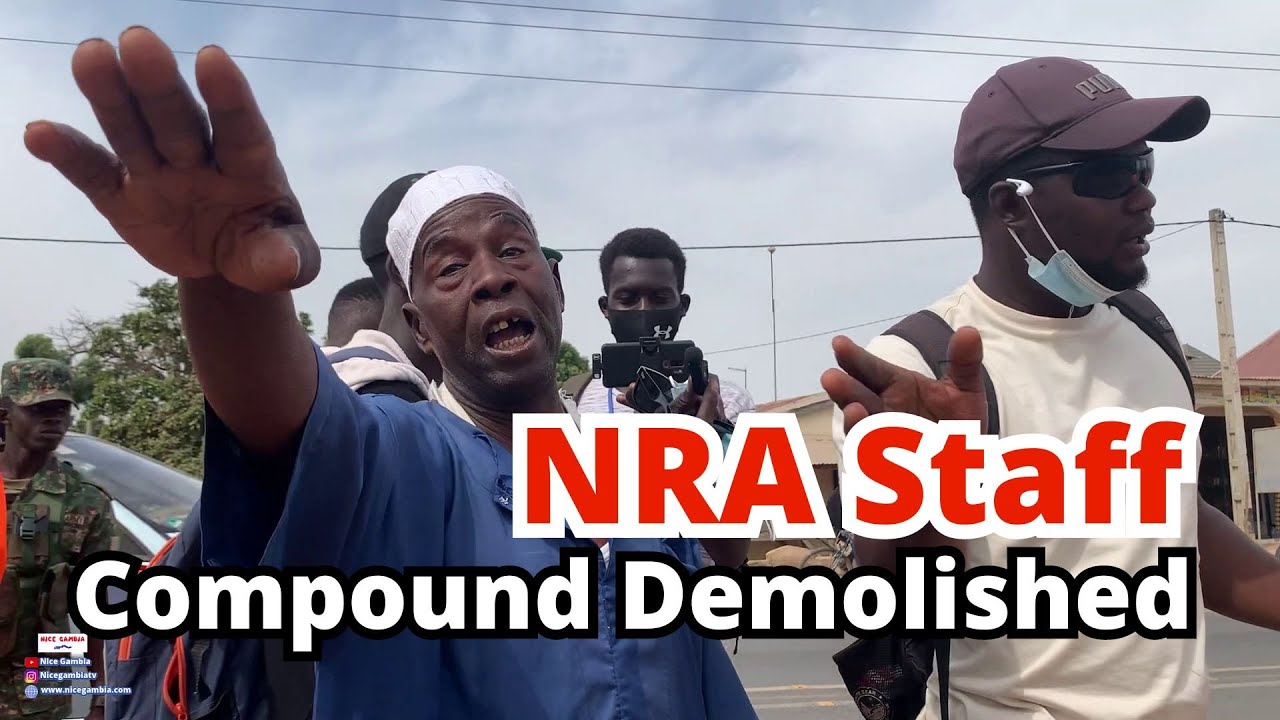 Task Force Demolished their own staff compound in The Gambia