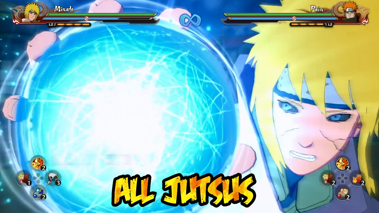 Naruto Shippuden Ultimate Ninja Storm 4 : All Jutsus!