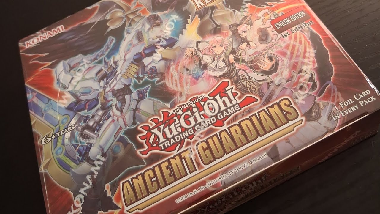 Opening Yugioh Ancient Guardians booster box