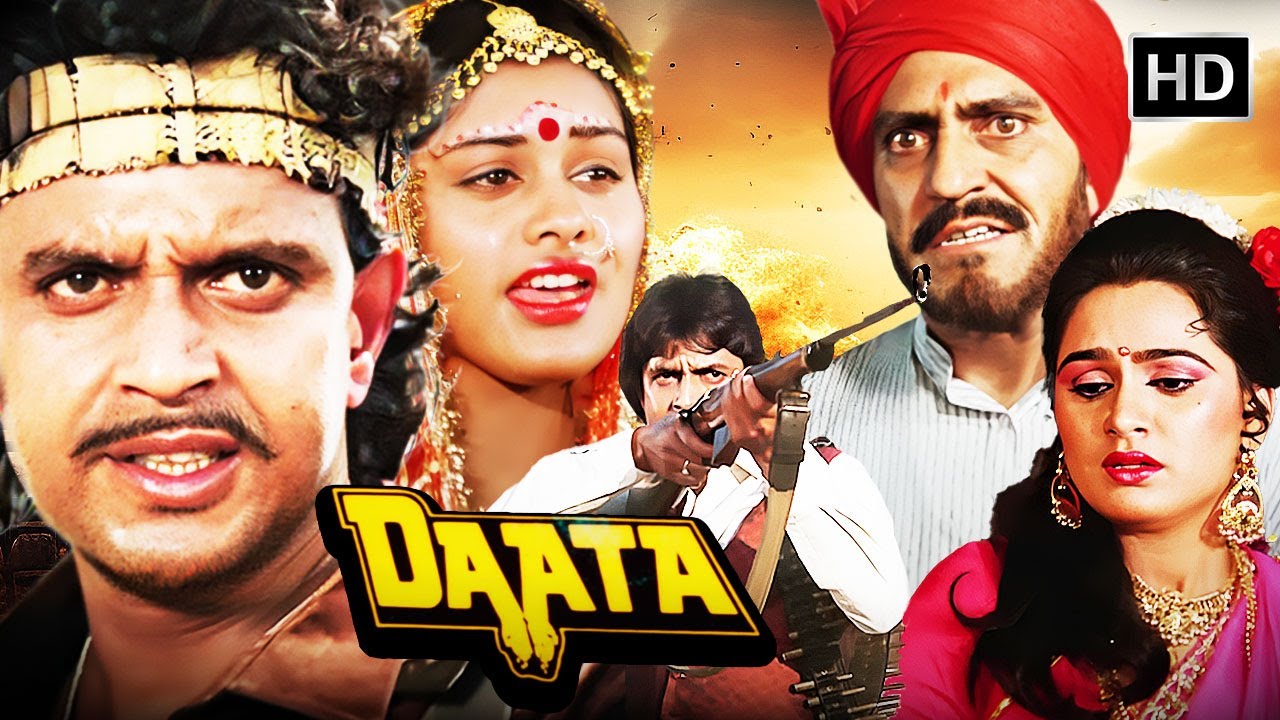 Daata (1989) Full Movie |  Mithun Chakraborty, Padmini Kolhapure, Amrish Puri | Superhit Action Film