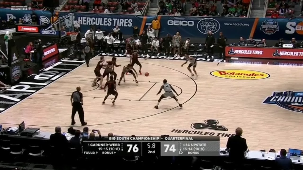 Gardner Webb vs SC Upstate WILD Ending | 2023 College Basketball