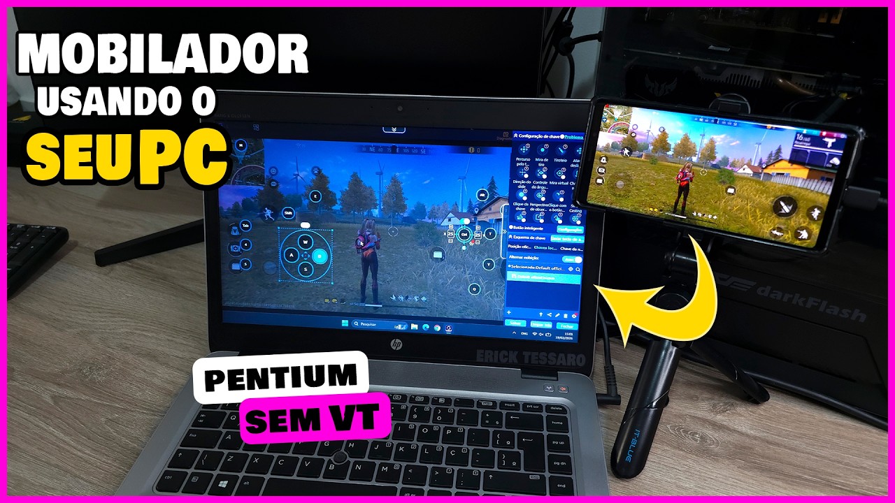 JOGUE NO PC TIPO MOBILADOR USANDO CELULAR (NÃO PRECISA DE VT)