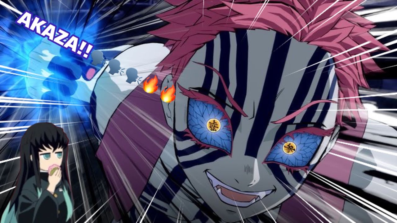 Akaza slims out Tanjiro