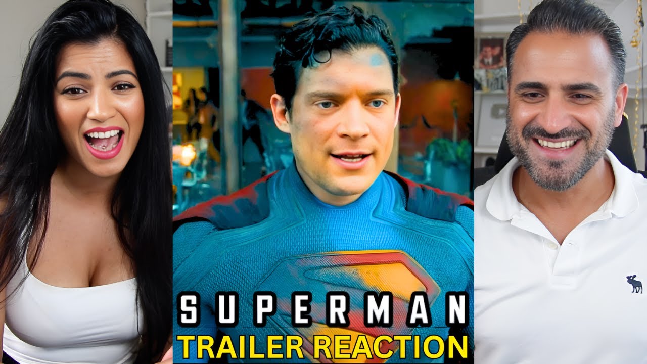 Superman Official Trailer Reaction | James Gunn's DC Universe | New Man of Steel!
