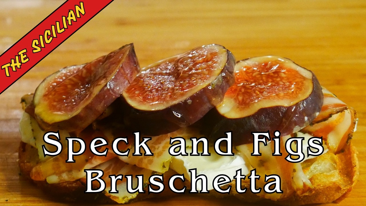 Fig & Speck Bruschetta: Sophisticated Simplicity