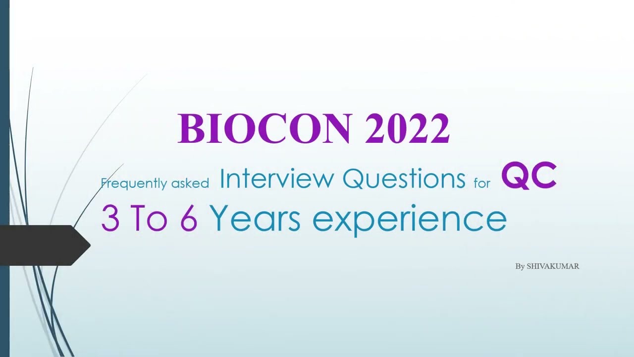 BIOCON Interview 2022 Frequently asked questions Pharma