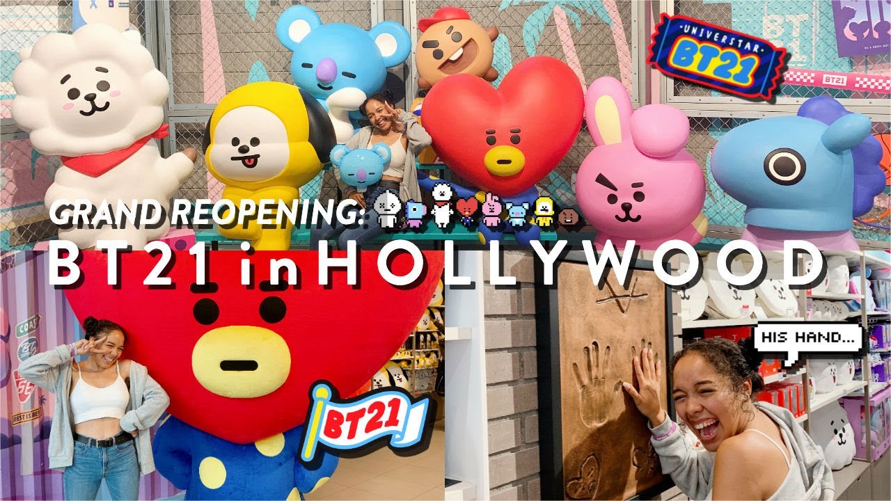 GRAND REOPENING: LINE FRIENDS x BT21 in LA!! here to stay rip my $$$ + haul!! ☆
