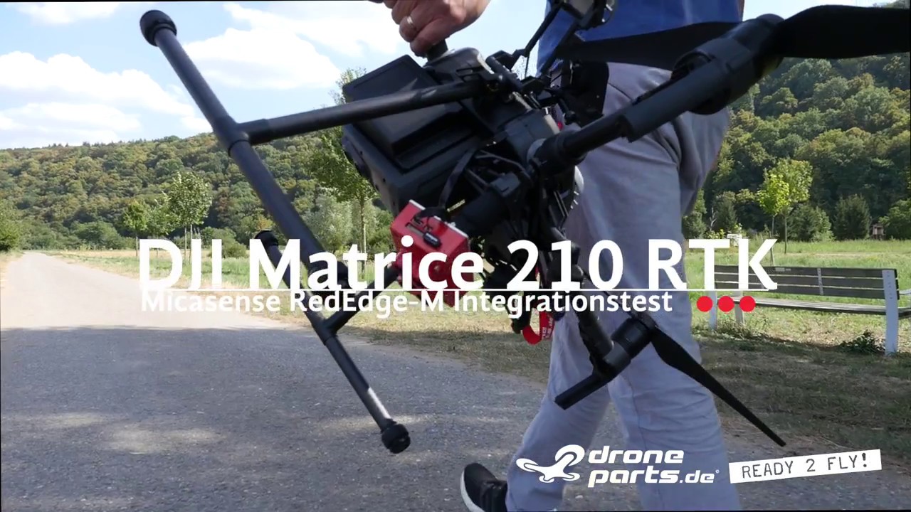 DJI Matrice 210 RTK mit RedEdge Mount