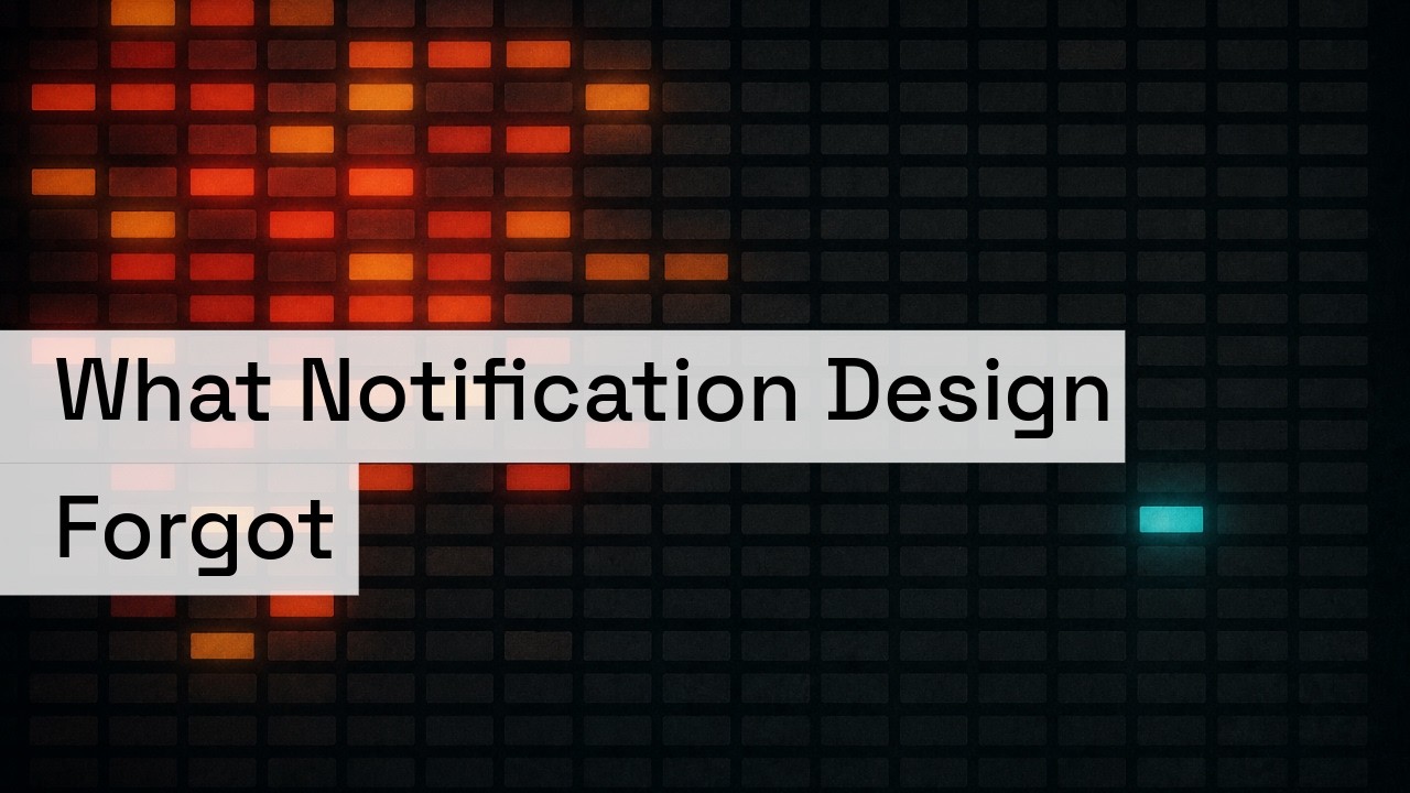 The Lost Discipline of the Alarm: What Notification Design Forgot
