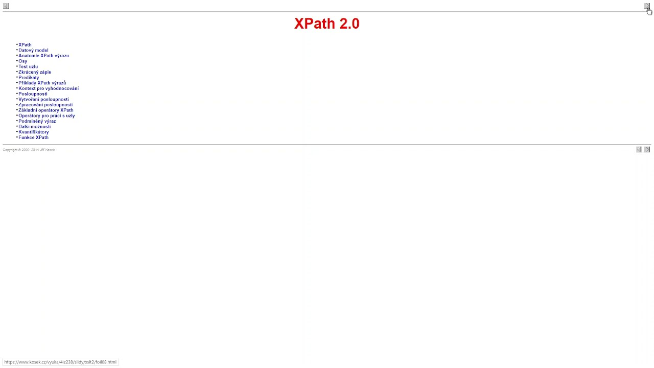 Úvod do dotazovacího jazyka XPath