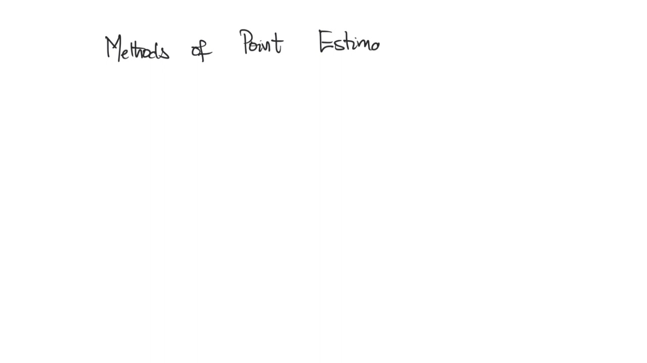 Methods of Estimation: Moments and Maximum Likelihood