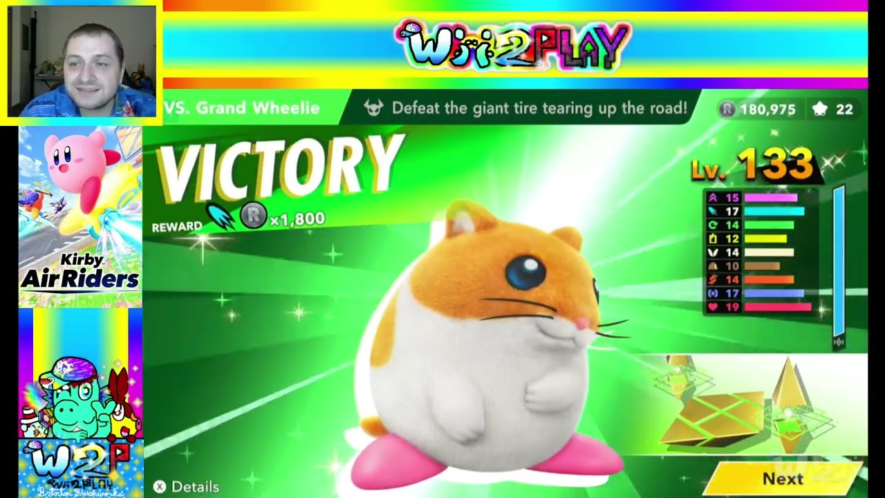 Extra'SCLUSIVE) Wii2PLAY finishes the ''LAST'' Kirby Air Riders Road Trip (with Rick on Hard Mode)