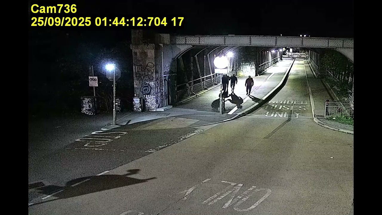 CCTV footage following theft of museum artefacts in Bristol