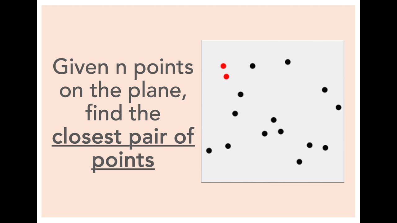 Closest Pair of Points - Divide and Conquer Algorithm