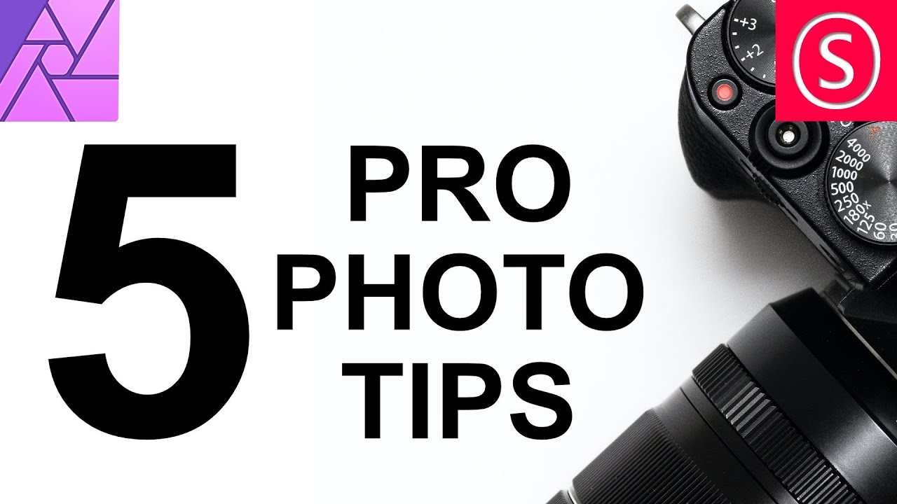 5 easy ways to get professional looking photos - Affinity Photo Tutorial