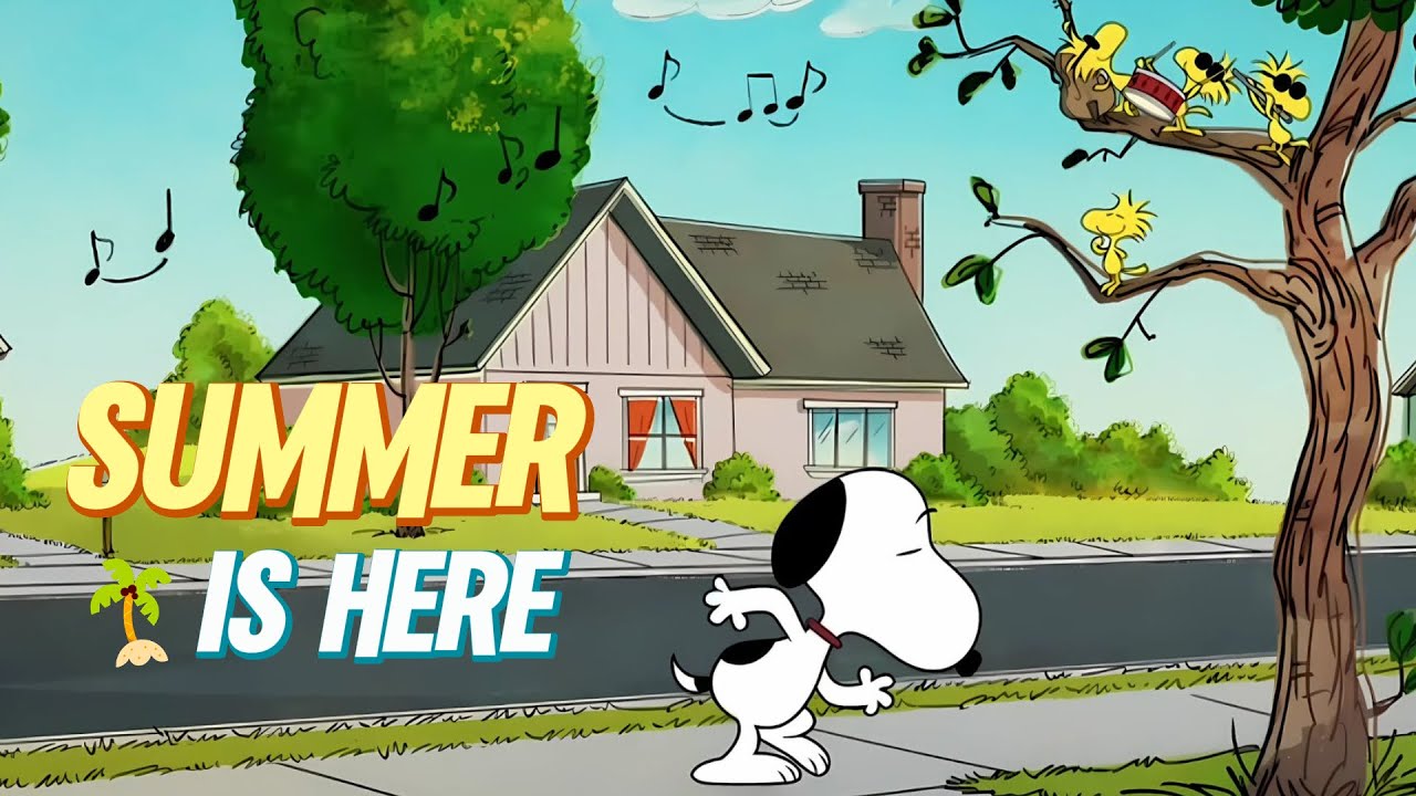 [𝐫𝐞𝐥𝐚𝐱𝐢𝐧𝐠 𝗽𝗹𝗮𝘆𝗹𝗶𝘀𝘁] Snoopy&rsquo;s Summer Happy Swing 💃❤️✨ Positive Jazz Vibes | Chill, Relax, Unwind |