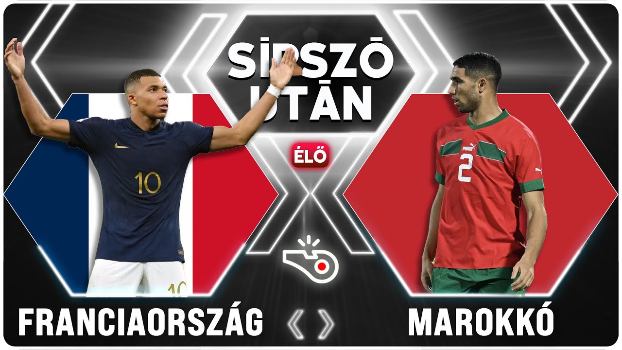 Franciaország - Marokkó REAKCIÓ | Sípszó után | Unibet