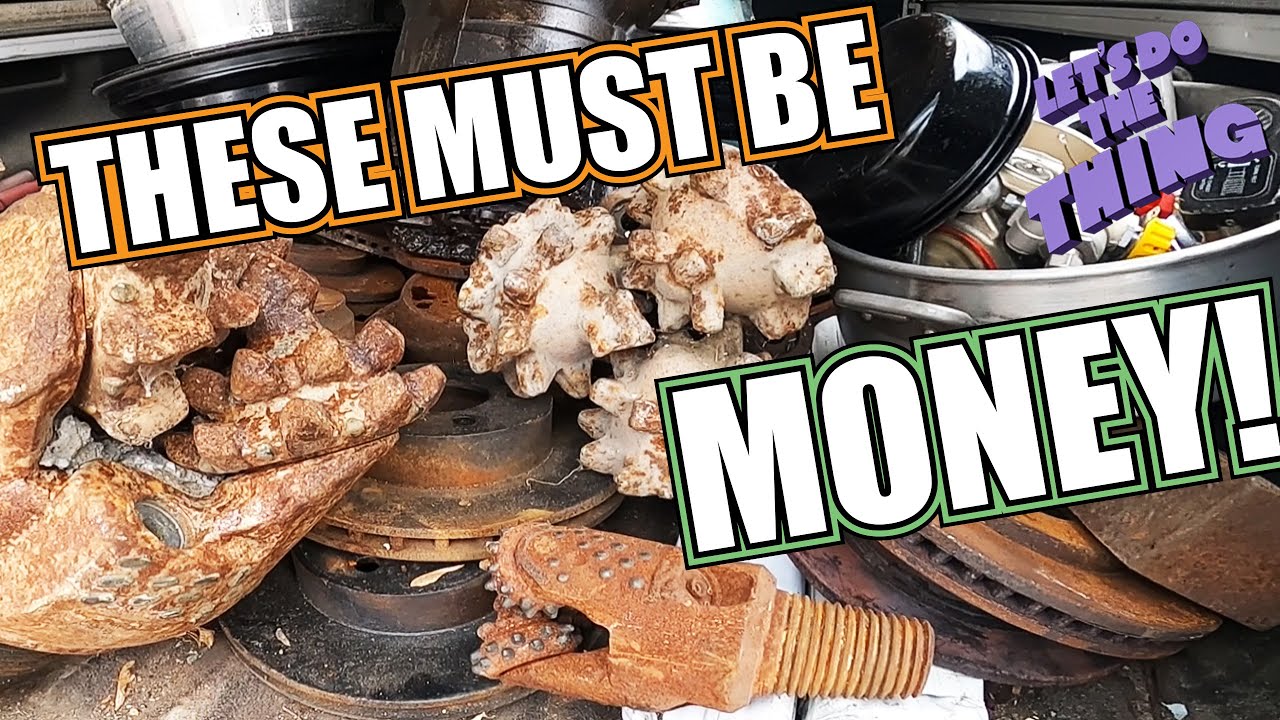 Scrapping Carbide Drill Bits! - First Scrap Run In The New Place