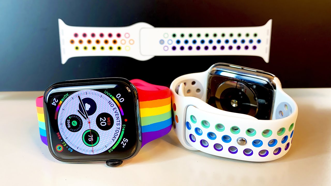 NEW PRIDE 2020 Edition Apple Watch Sport Band & Nike Sport Band | Unboxing & Review! + GIVEAWAY!