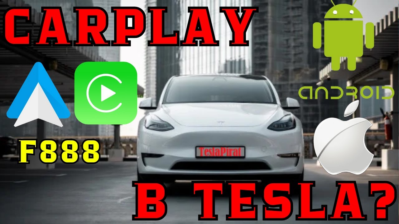 CarPlay во всех Tesla  установка доп экрана + тестирование