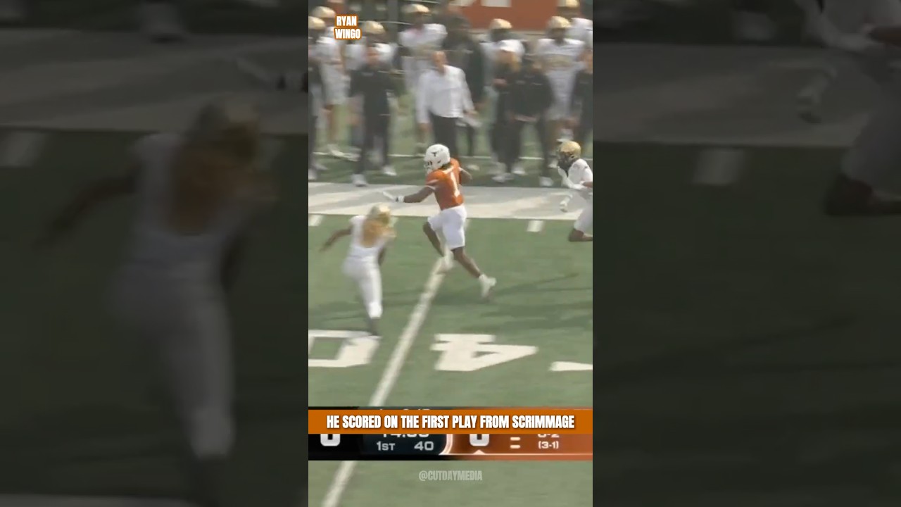 Ryan Wingo Scores a 75-Yard TD on the First Play! 🔥