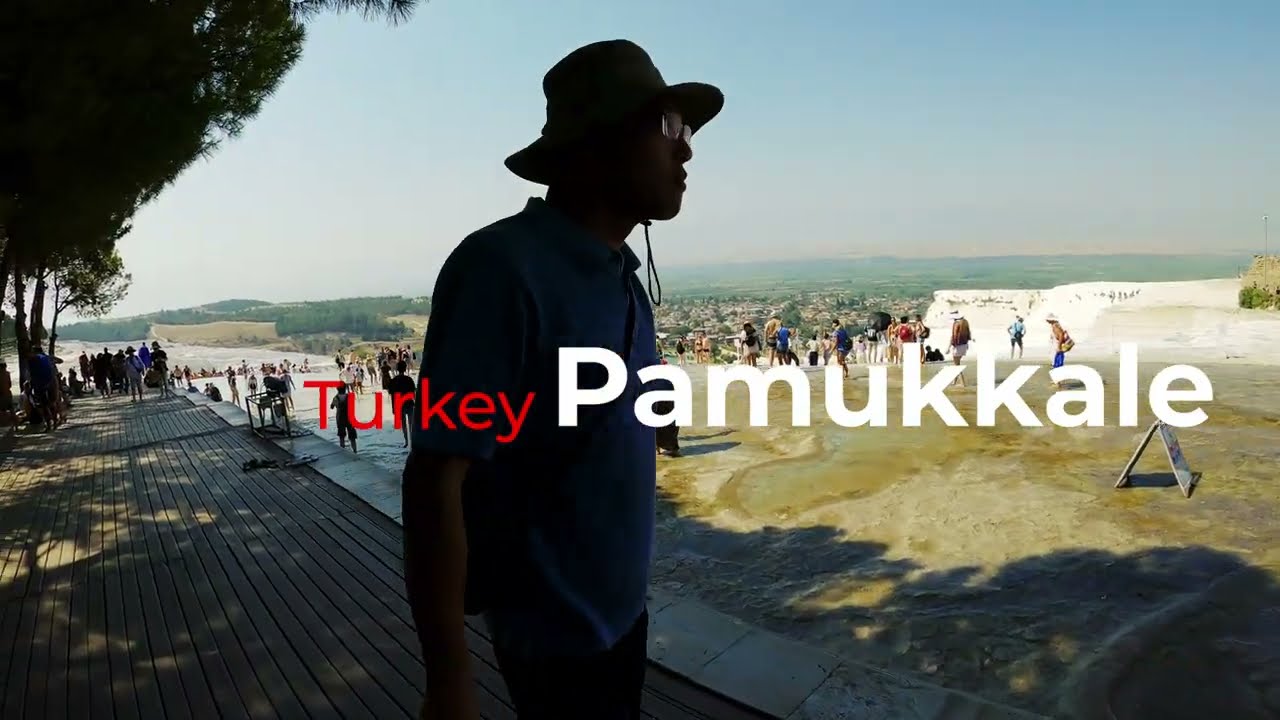 PAMUKKALE COTTON CASTLE I Most Beautiful Place in Turkey , Summer 2022 [4K UHD]